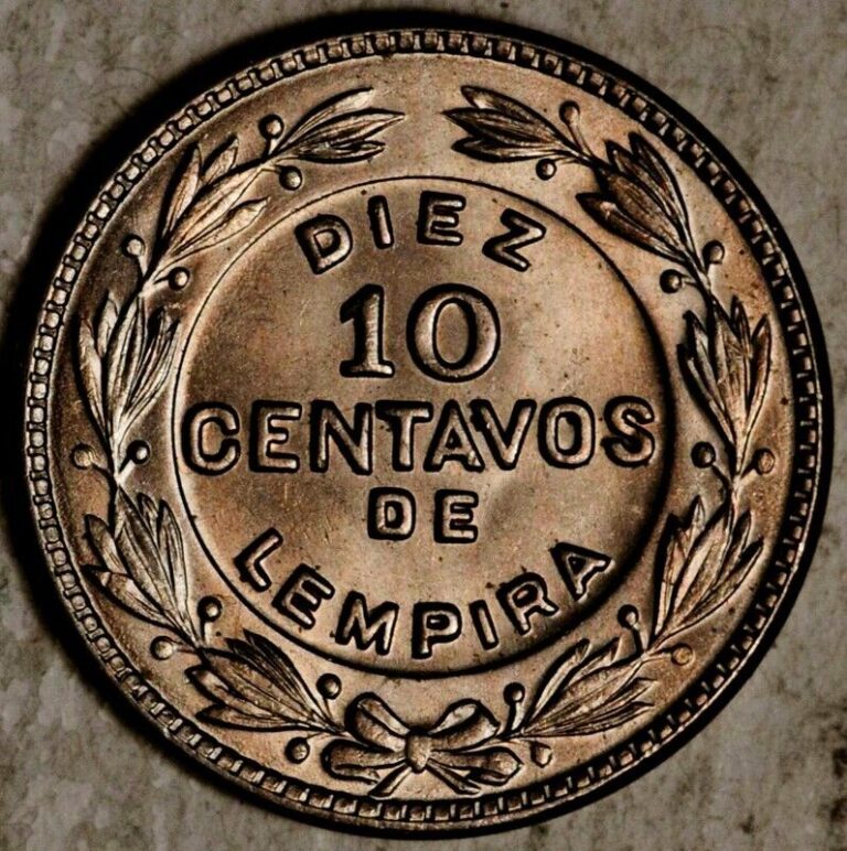 Read more about the article 1956 HONDURAS 10 CENTAVOS DE LEMPIRA (BRILLIANT UNC!)