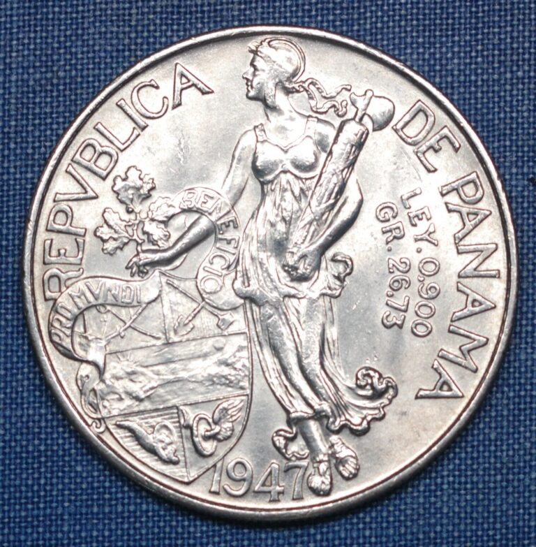 Read more about the article Panama 1947 Silver Balboa Uncirculated – Beautiful