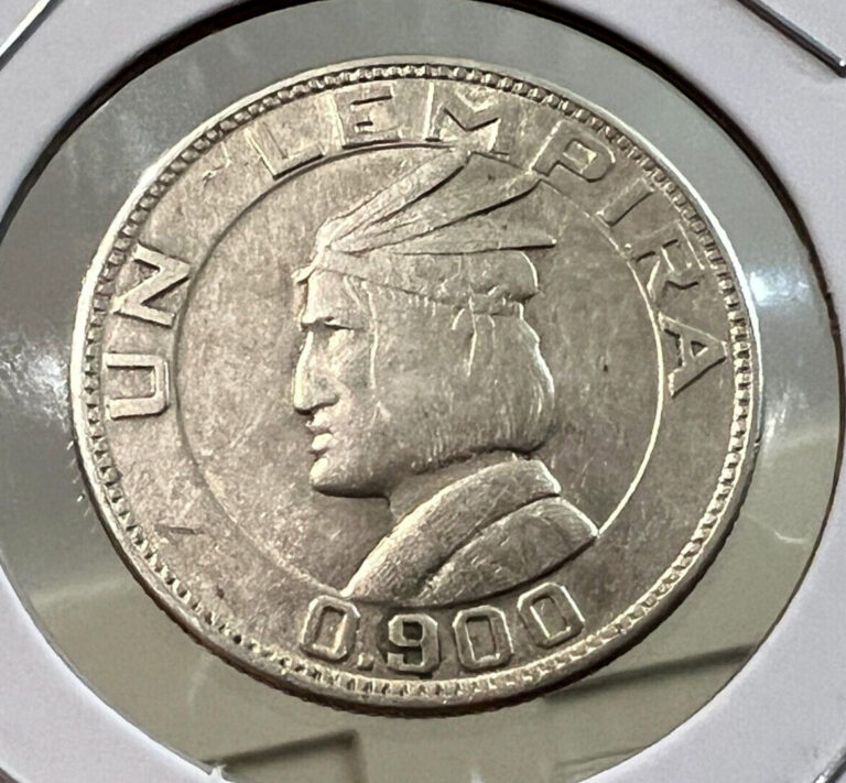 Read more about the article 1937 HONDURAS SILVER UN LEMPIRA BRILLIANT UNCIRCULATED CROWN
