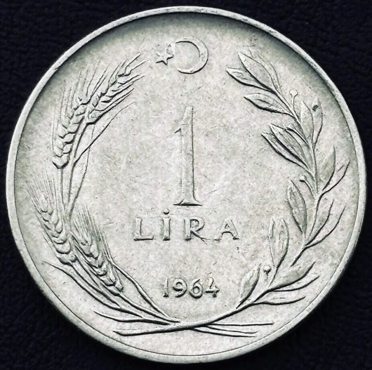 Read more about the article 1964 TURKEY Uncirculated Coin 1 Lira KM# 889a Europe Turkish Coins FREE SHIPPING