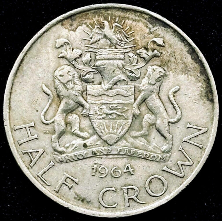 Read more about the article 1964 Malawi Coin Half 1/2 Crown Africa Foreign World Coins KM# 4 FREE SHIPPING