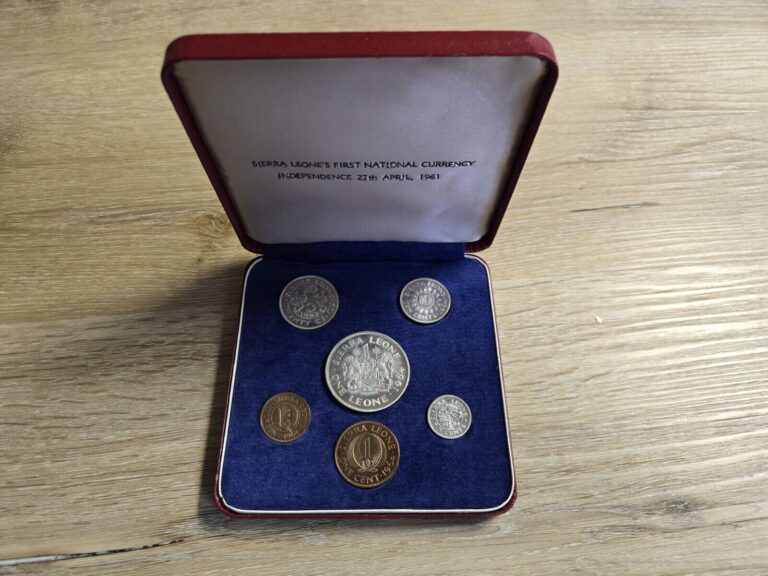 Read more about the article 1964 Sierra Leone 6 Coin Independence Proof Set