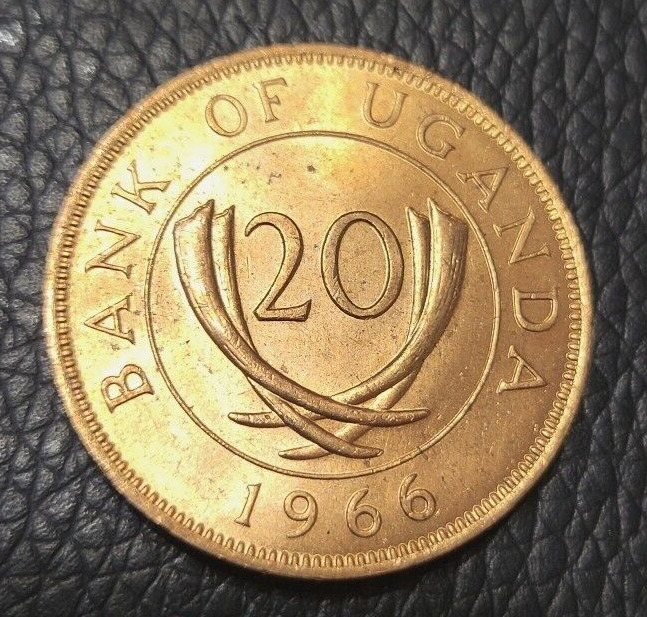 Read more about the article 1966 Uganda 20 Cents Coin