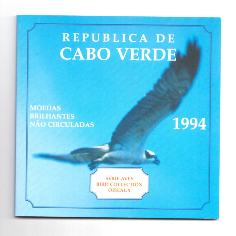 Read more about the article CAPE VERDE:  Coins set of 6 coins with ” Birds” – 1  5  10  20  50  100 Escudos