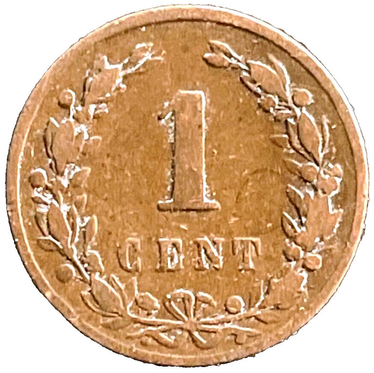 Read more about the article 1878 Netherlands Coin 1 One Cent 1c KM# 107.1 Europe EXACT SHOWN FREE SHIPPING