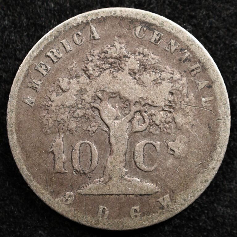 Read more about the article Costa Rica 10 Centavos 1865  Coin  Silver  Inv#I337