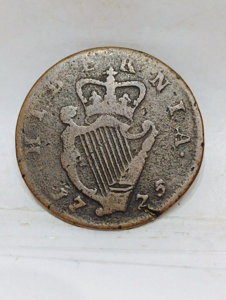 Read more about the article IRELAND ~ 1775 ~ 1/2 PENNY ~ VG