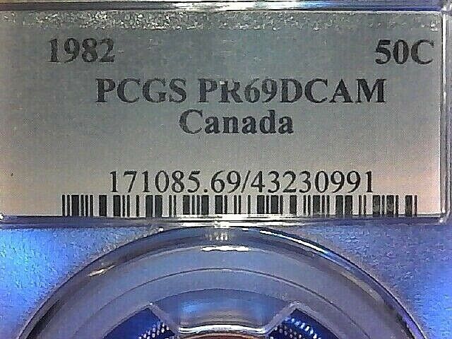 Read more about the article FALL and WINTER SALE-CANADA 1982 PCGS PR69DCAM .50c COIN KM#75.3