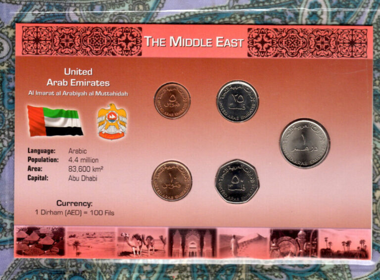 Read more about the article Littleton World Coin Set United Arab Emirates UNC 1996-2011 Dirham 2007