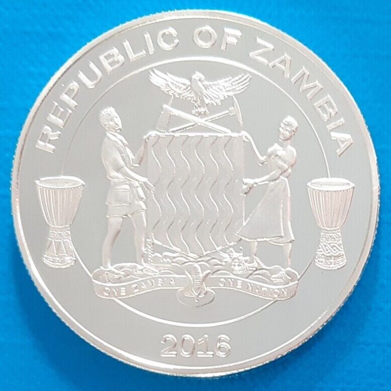 Read more about the article Zambia 5000 kwacha 2016 Elephant Silver Plated Coin