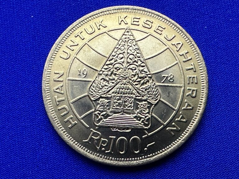 Read more about the article 1978 Indonesia 100 Rupiah Coin MINT STATE GEM UNC #XX118