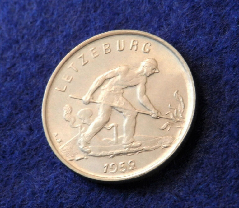 Read more about the article 1952 Luxembourg Franc – Fantastic Coin – See PICS