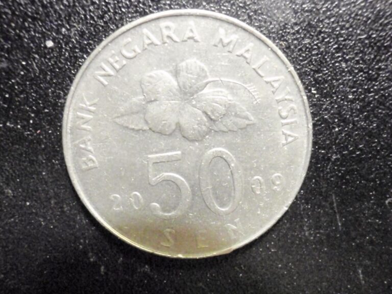 Read more about the article 99c Starts – MALAYSIA Coin 50 Sen Cents 2009 Good KM53