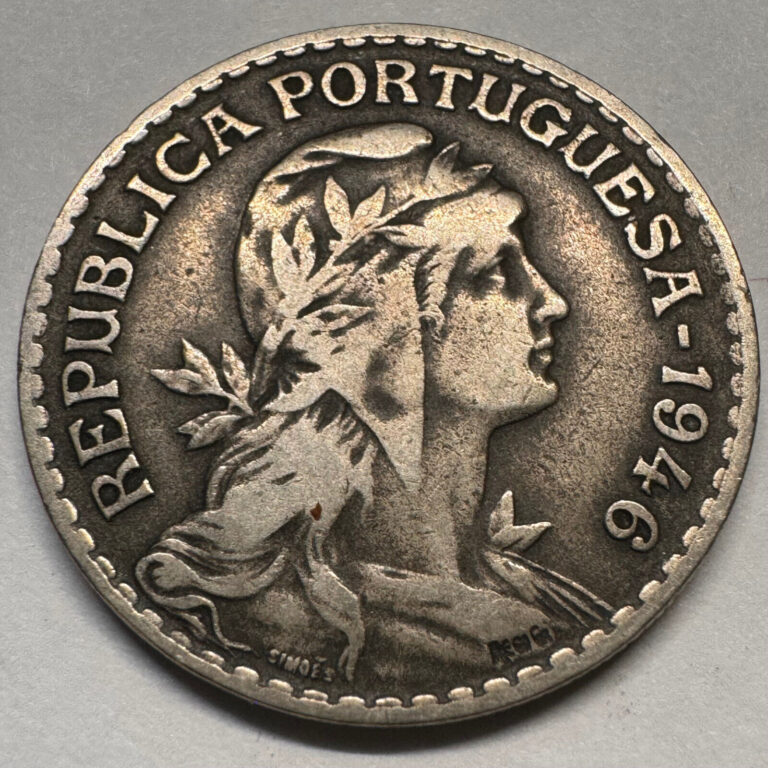 Read more about the article 1949 Portugal 1 Escudo – Beautiful Coin – Lot #A200-60