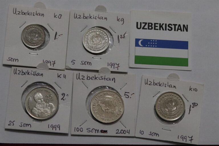 Read more about the article 🧭 🇺🇿 UZBEKISTAN OLD COINS LOT B66 #109