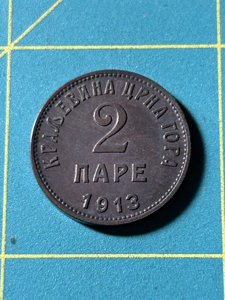 Read more about the article 1913 Montenegro 2 Pare coin