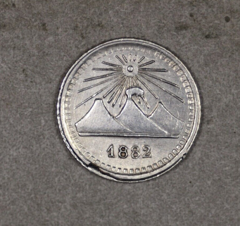 Read more about the article 1882 Guatemala Silver 1/4 Real