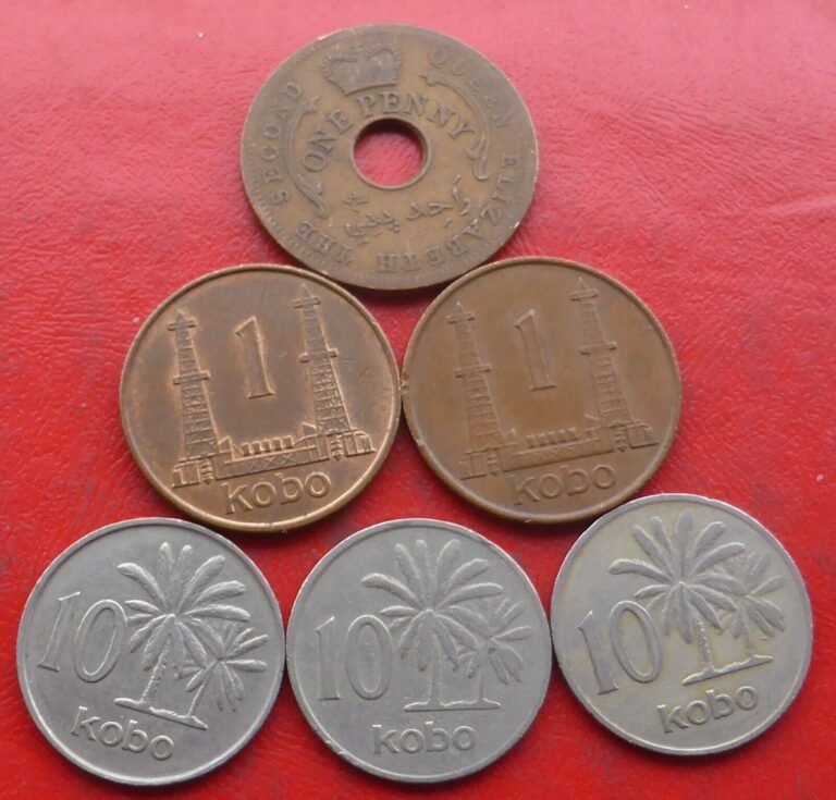 Read more about the article 6 COINS FROM NIGERIA / LOT 431