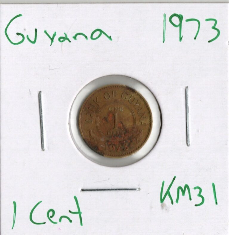 Read more about the article Coin Guyana 1 Cent 1973 KM31