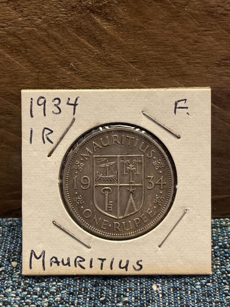 Read more about the article 1934 Mauritius 1/2 Half Rupee Silver Coin