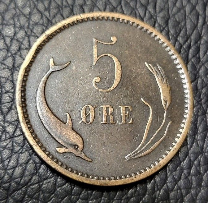 Read more about the article 1891 Denmark 5 Øre Coin