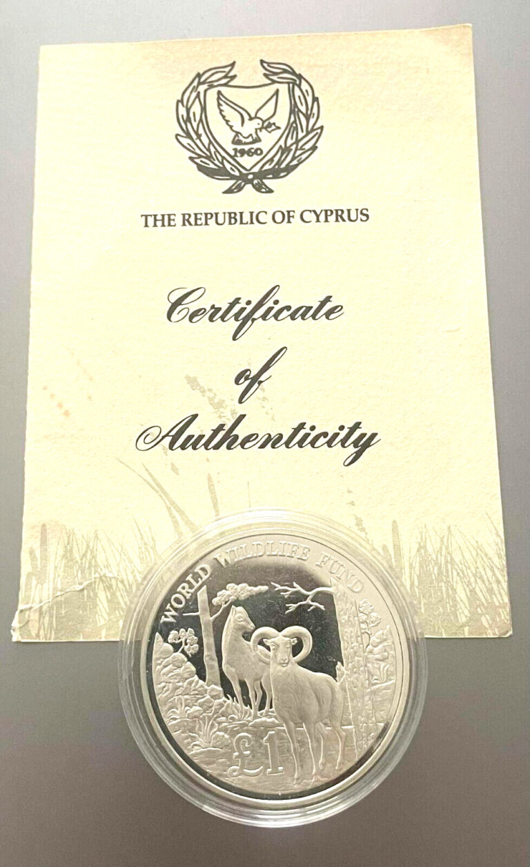 Read more about the article WWF MOUFLON CYPRUS 1986 – SILVER COIN – COA