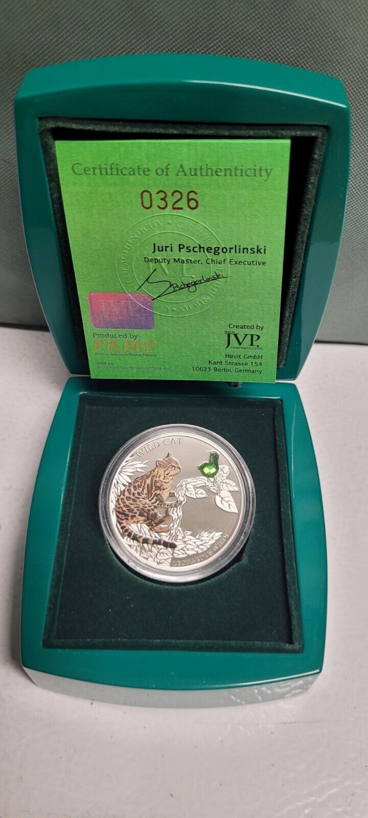 Read more about the article 2013 Fiji Dogs and Cats Wild Cat Leopardus Weidi Silver Coin 1 oz 0.999 Pure