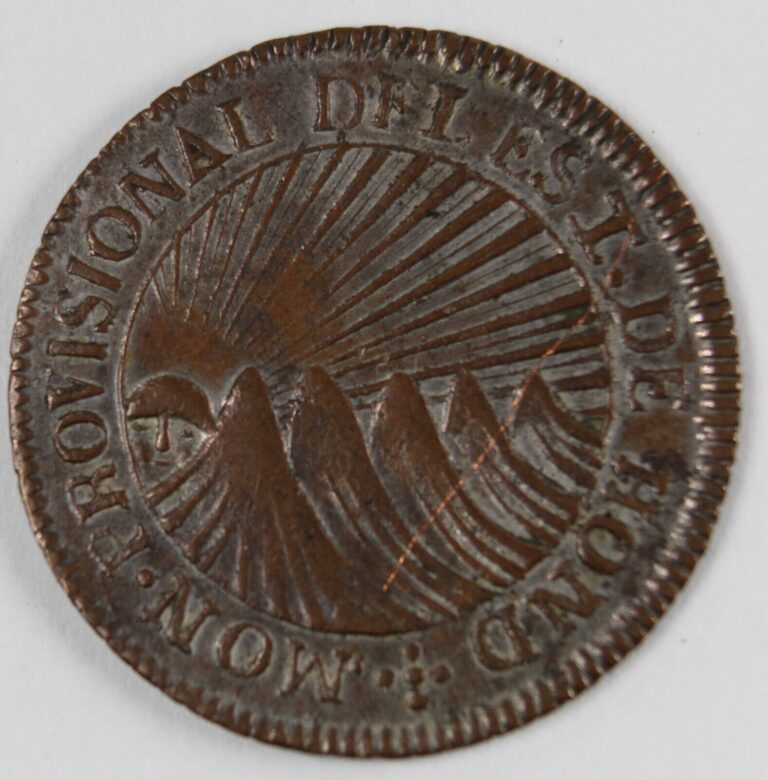 Read more about the article 1833 TF (HONDURAS ) 2 REALES (TEGUCIGALPA) -SCARCE–