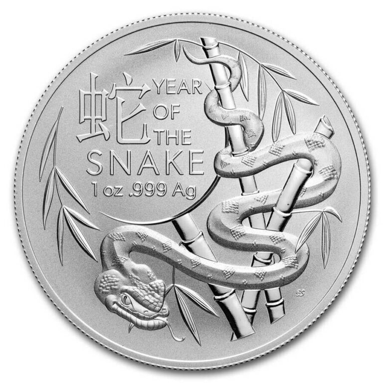 Read more about the article 2025 Australia 1 oz Silver Lunar Year of the Snake BU