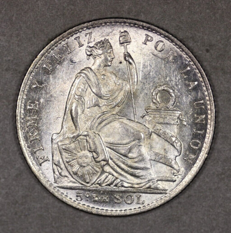 Read more about the article 1901 Peru Silver 1/5 Sol Uncirculated Details