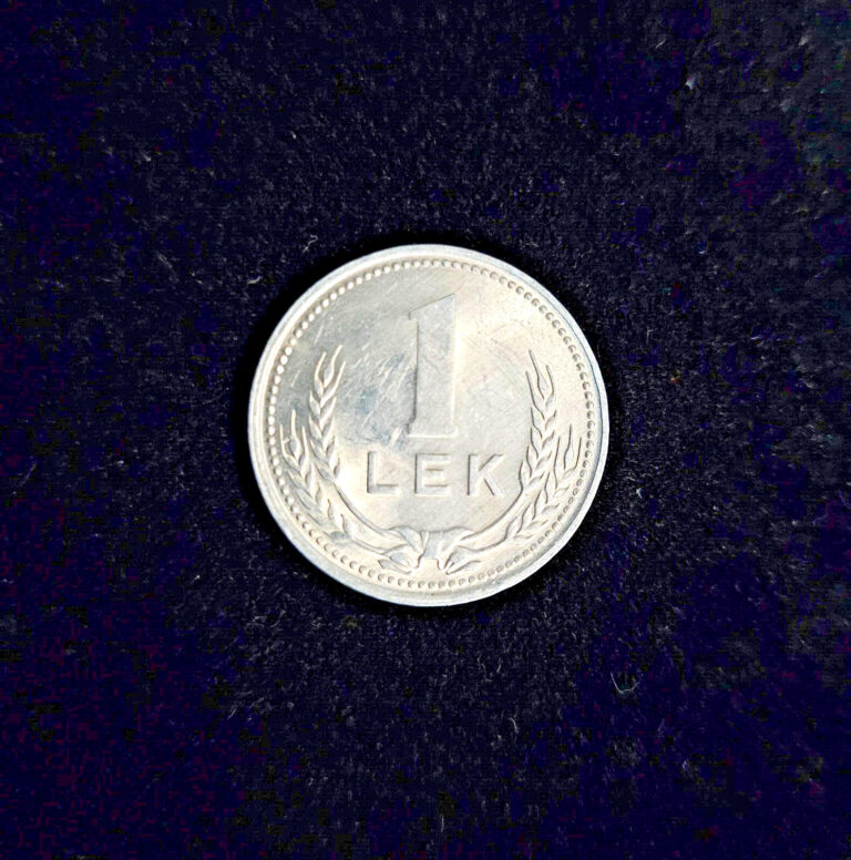 Read more about the article Albania Albanien Albanie 1988 Coin 1 Lek