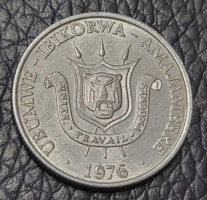 Read more about the article 1976  Burundi 1 Franc Coin