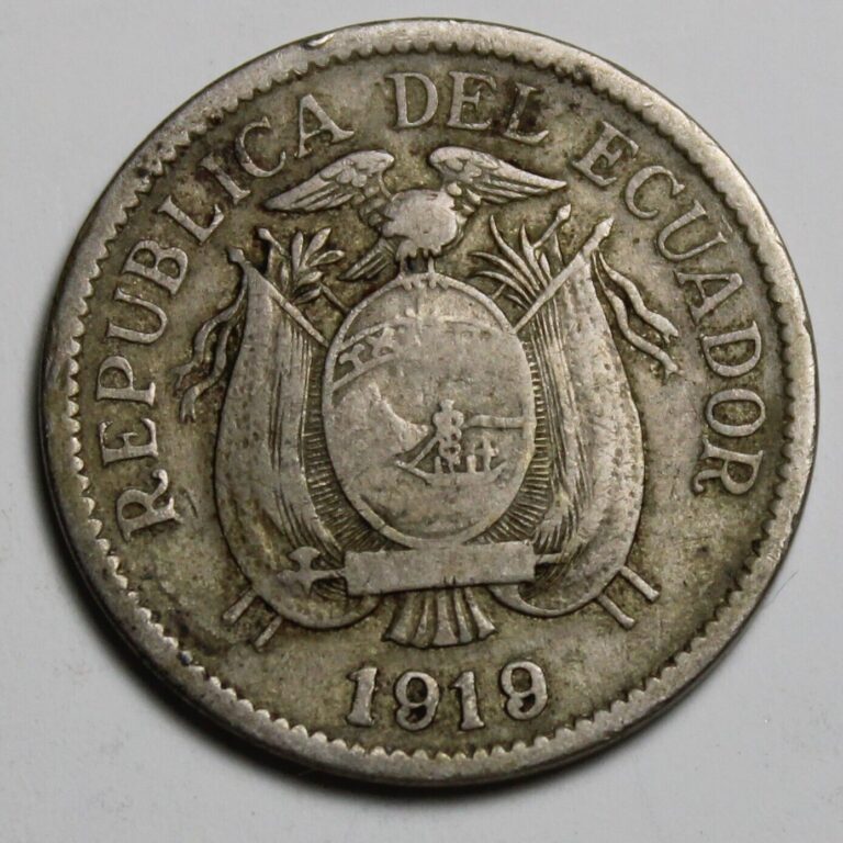 Read more about the article Ecuador 1919  5 Centavos well circulated  249-270