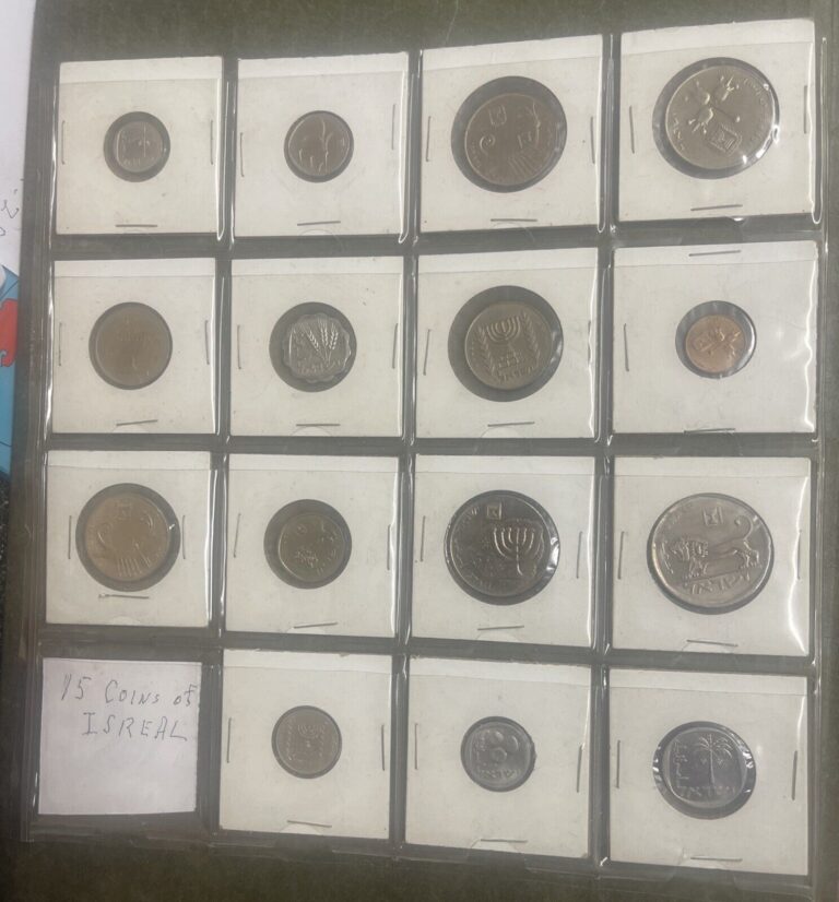 Read more about the article Israel Coin Lot Of 15 Vintage