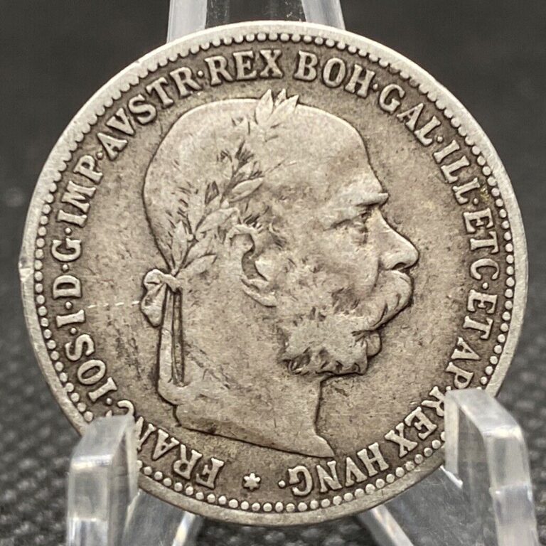 Read more about the article Austria One 1 Corona 1893 Fine Condition World Silver Coin AUT005