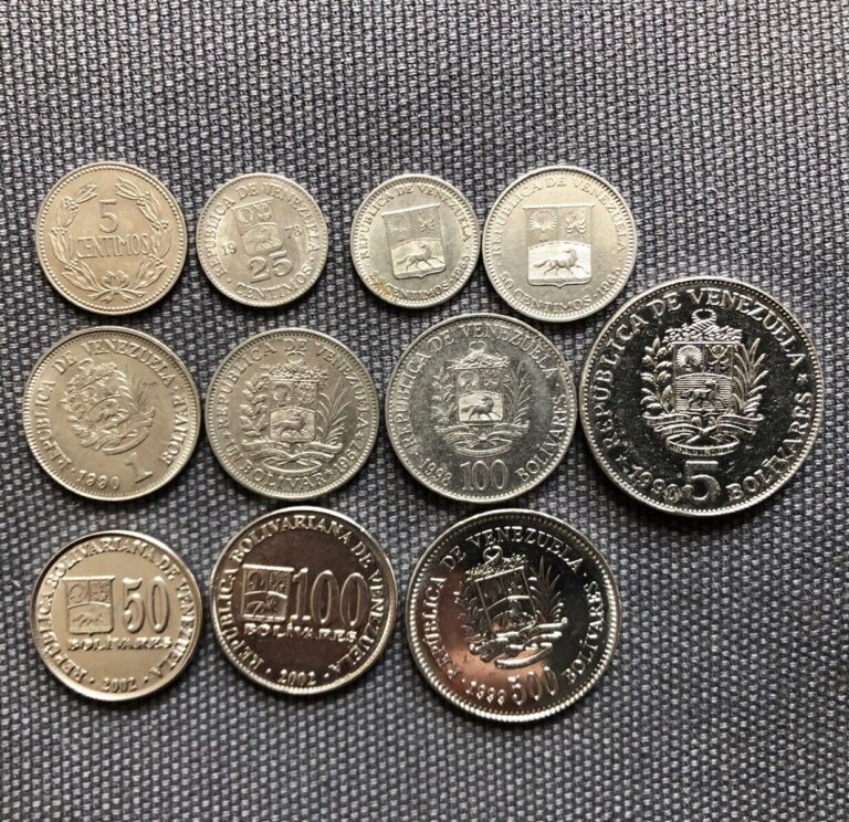 Read more about the article Venezuela 🇻🇪 Lot Of 11  World Foreign Coins