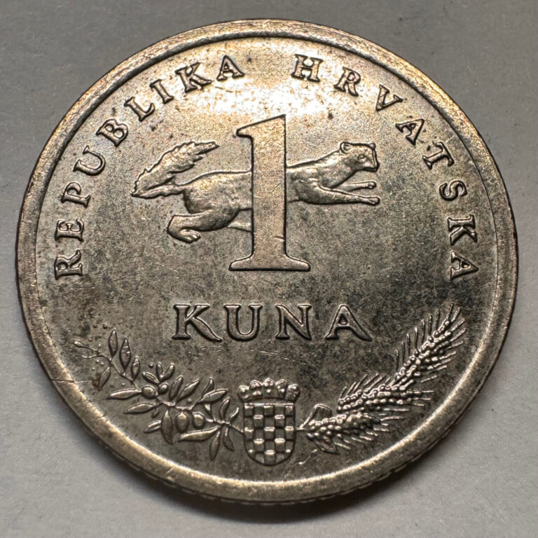 Read more about the article 1993 Croatia 1 Kuna – Beautiful Coin – Lot #A200-62