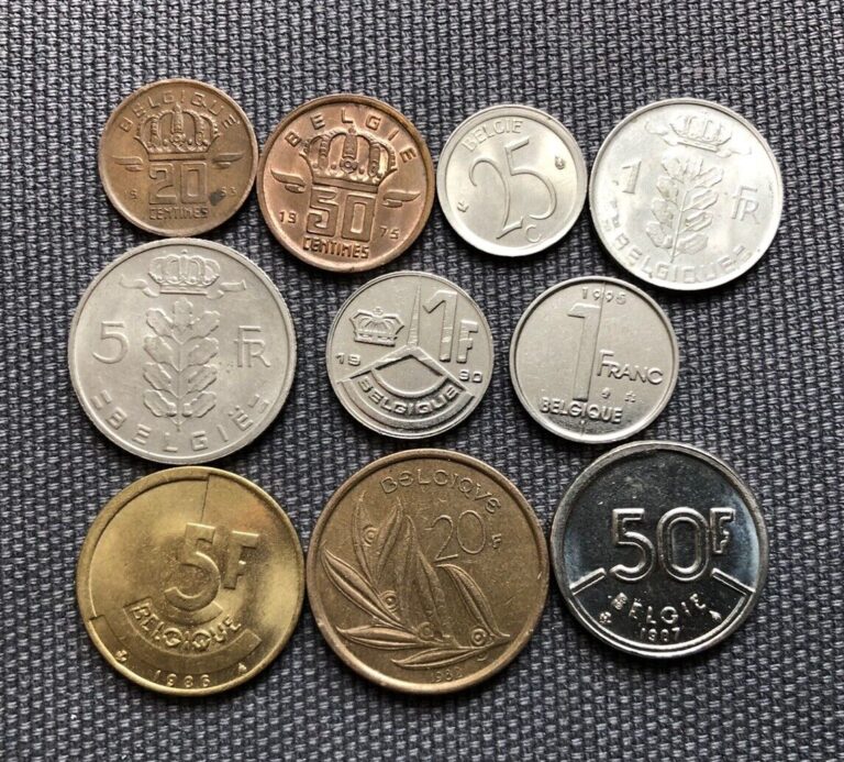 Read more about the article Belgium 🇧🇪 Lot Of 10  World Foreign Coins