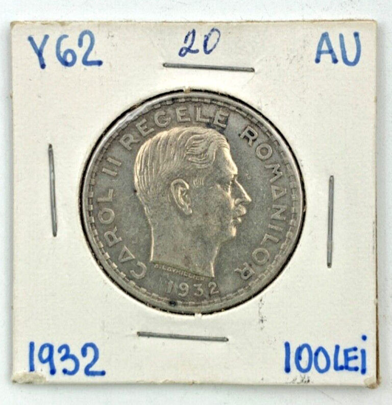 Read more about the article 1932 Romania 100 Lei Carol II Silver Coin London Mint