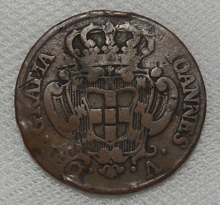 Read more about the article 1743 PORTUGAL 10 REIS COPPER COIN