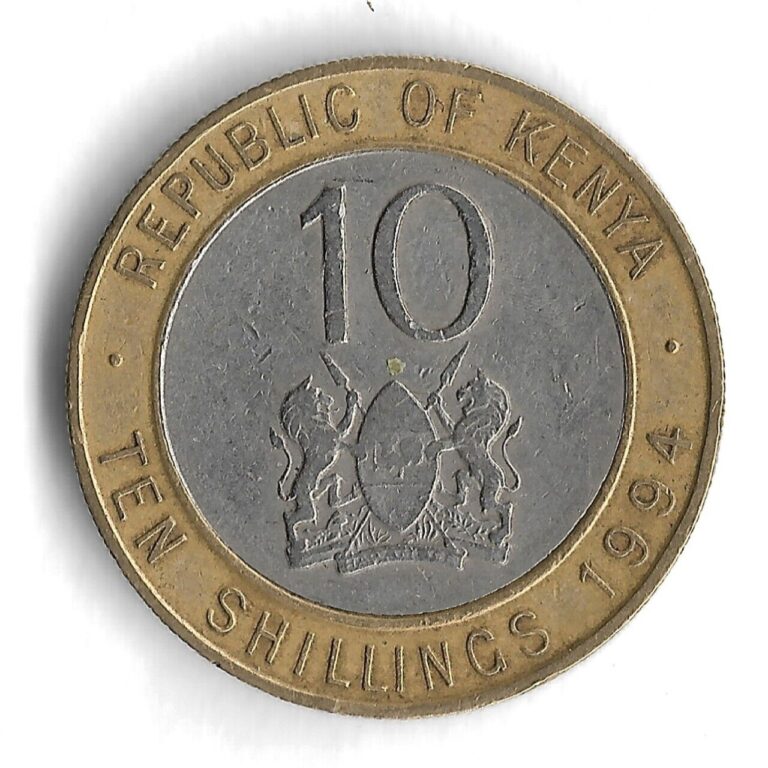 Read more about the article 1994 Kenya 10 Shillings World Coin – KM# 27