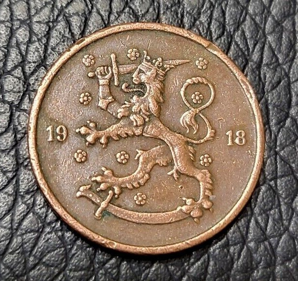 Read more about the article 1918 Finland 5 Penniä Coin