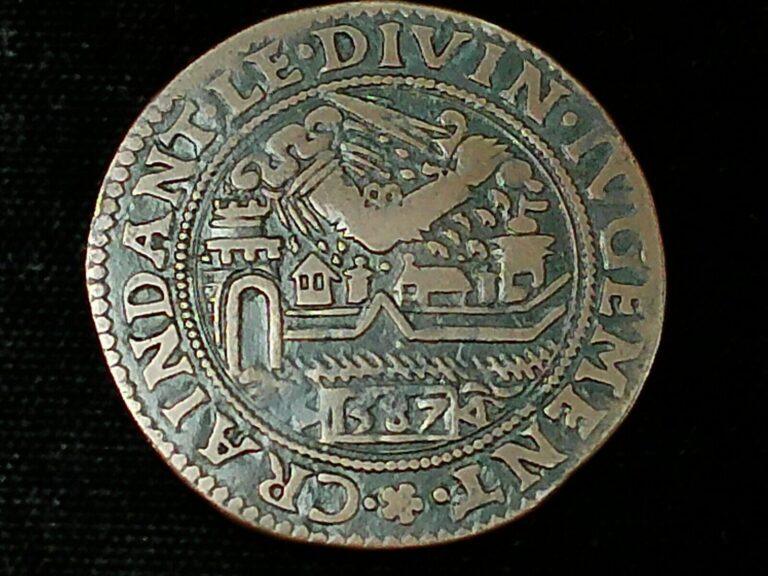 Read more about the article Rare 1587 “Fearing the Divine Judgement” token / coin  Southern Netherlands