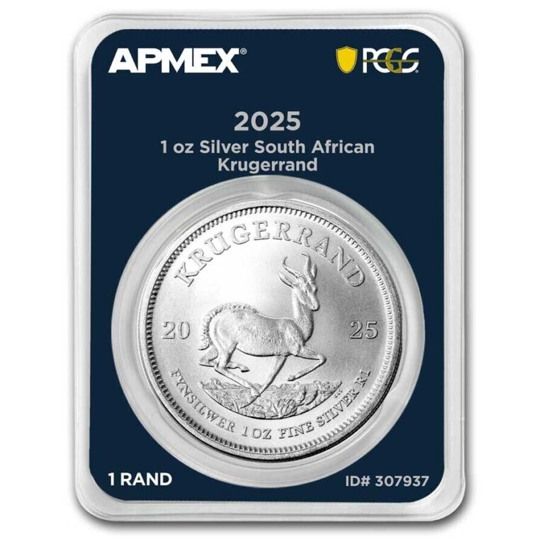 Read more about the article 2025 South Africa 1 oz Silver Krugerrand (MD® Premier + PCGS FS)