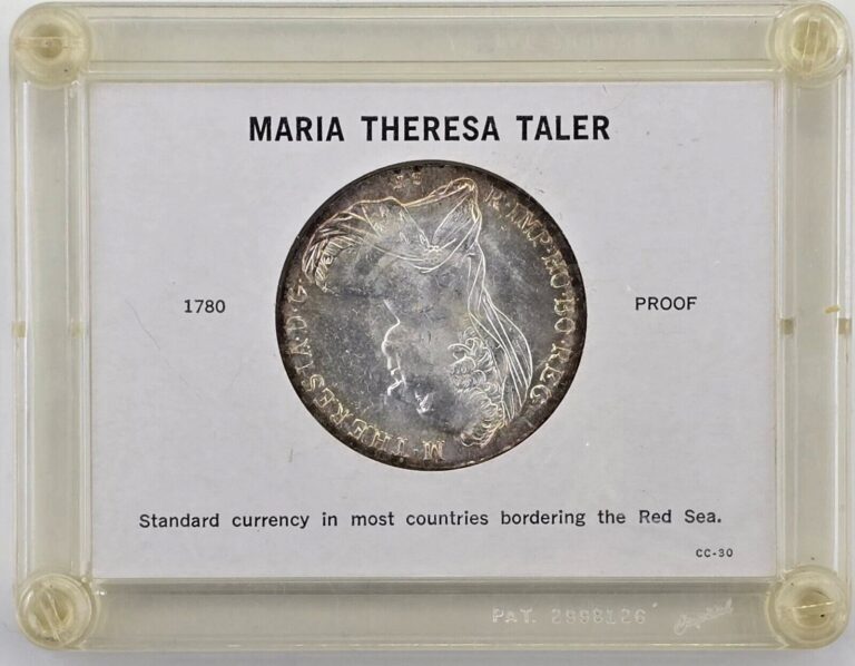 Read more about the article Austria 1 Thaler Maria Theresa 1780 Restrike .7517 Troy oz of .833 pure silver