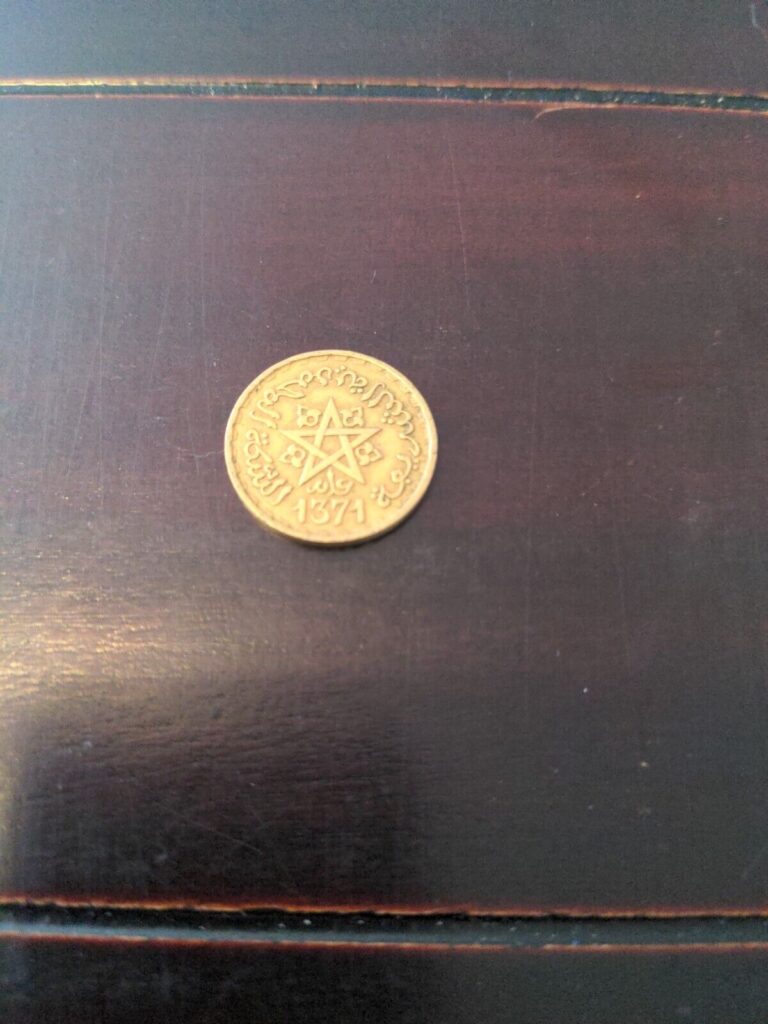 Read more about the article 1372 Maroc Morocco 10 Francs Circulated Coin Old World Coin