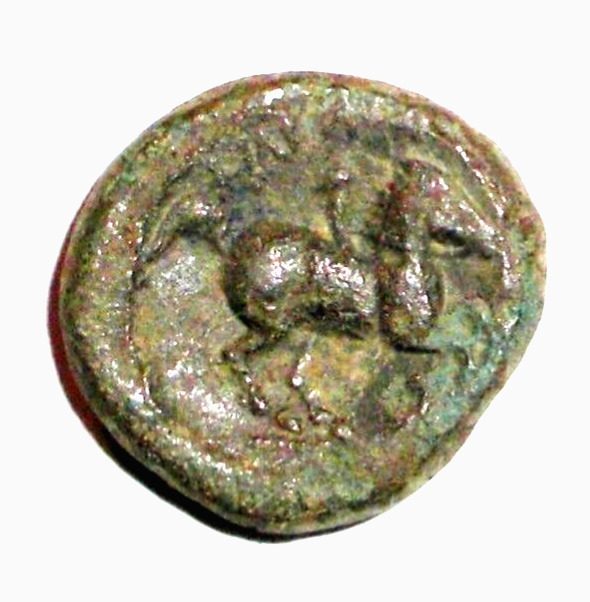 Read more about the article Ancient Greek Coin Philip II. Macedonia Bronze 359 – 336 BC. Apollo Horserider