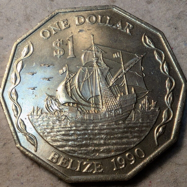 Read more about the article Belize 1 dollar 1990 ship coin