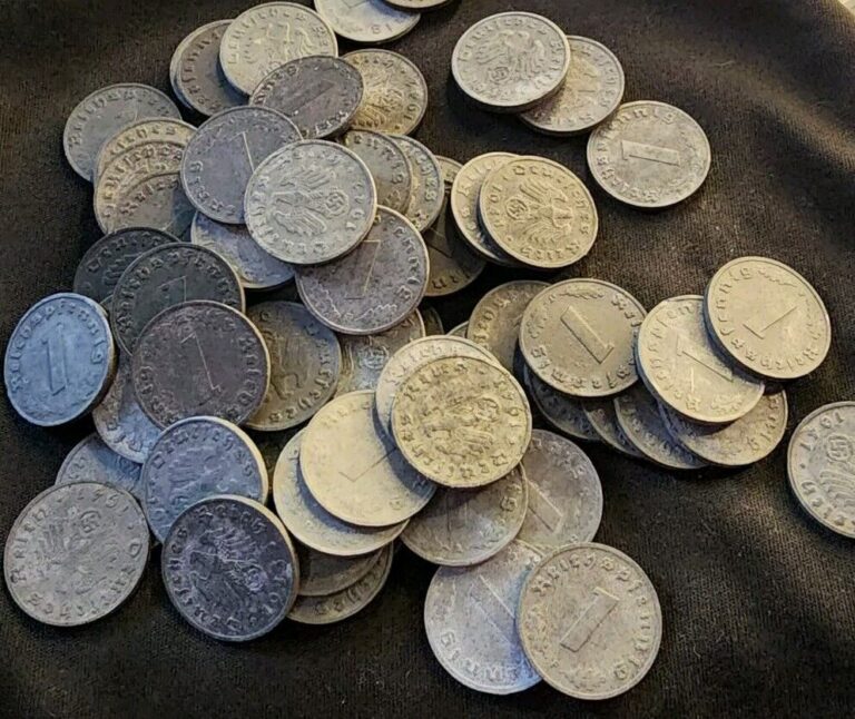 Read more about the article (🔴Sale1 Coin) 1 Reichspfenng 1940-44 Third Reich Germany Nazi Coins.