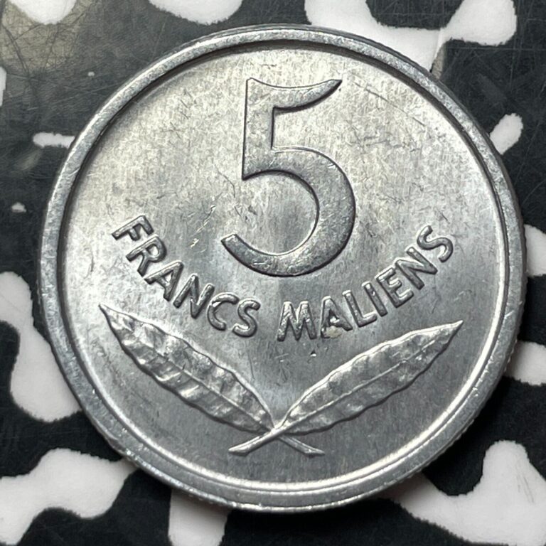 Read more about the article 1961 Mali 5 Francs (26 Available) (1 Coin Only) Hippo